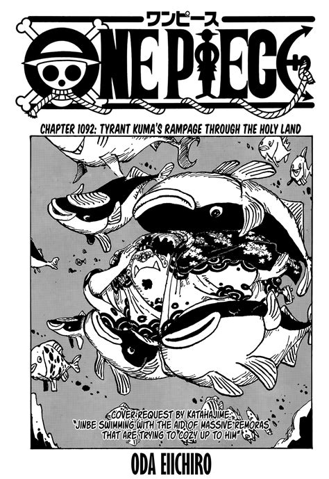 one piece 1092 spoilers|One Piece: Chapter 1092